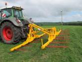 Octa-Quad Bale Handling System - rear section for carrying 8 bales at a time. Showing non-folding tines version.